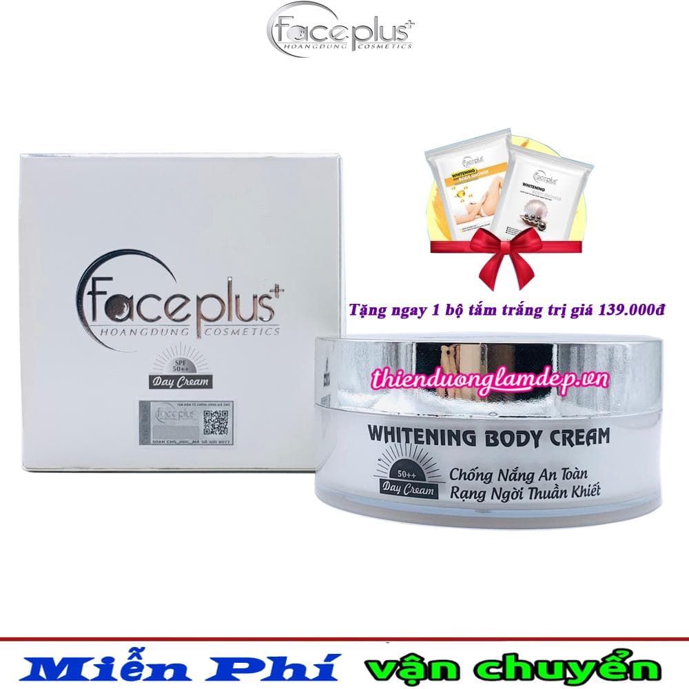 Mỹ Phẩm FACE PLUS Kem dưỡng trắng da toàn thân cấp tốc ban ngày chống nắng (250g)