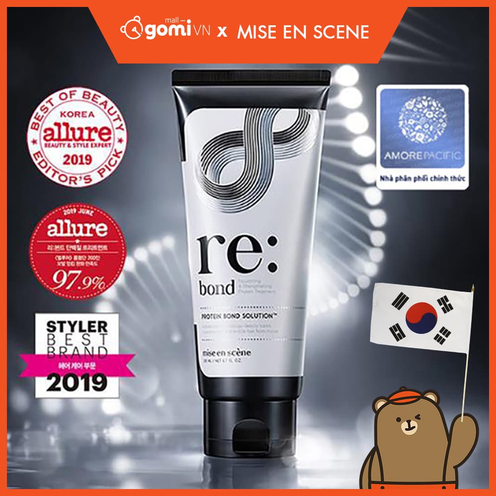 [HCM]Dầu Xả Dưỡng Tóc Chăm Sóc Tóc Hư Tổn Tóc Nhuộm Chẻ Ngọn Mise En Scène REBOND Treatment GomiMall