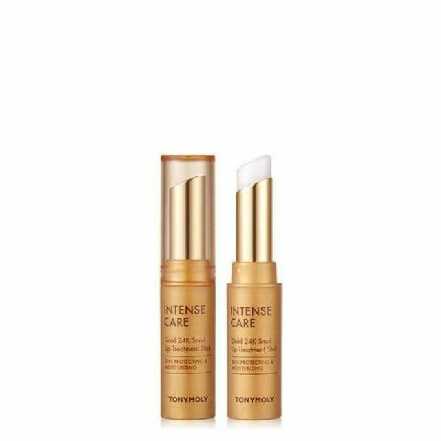 Son dưỡng chống nhăn và khô môi ốc sên vàng 24k TonyMoly INTENSE CARE GOLD 24K SNAIL LIP TREATMENT STICK