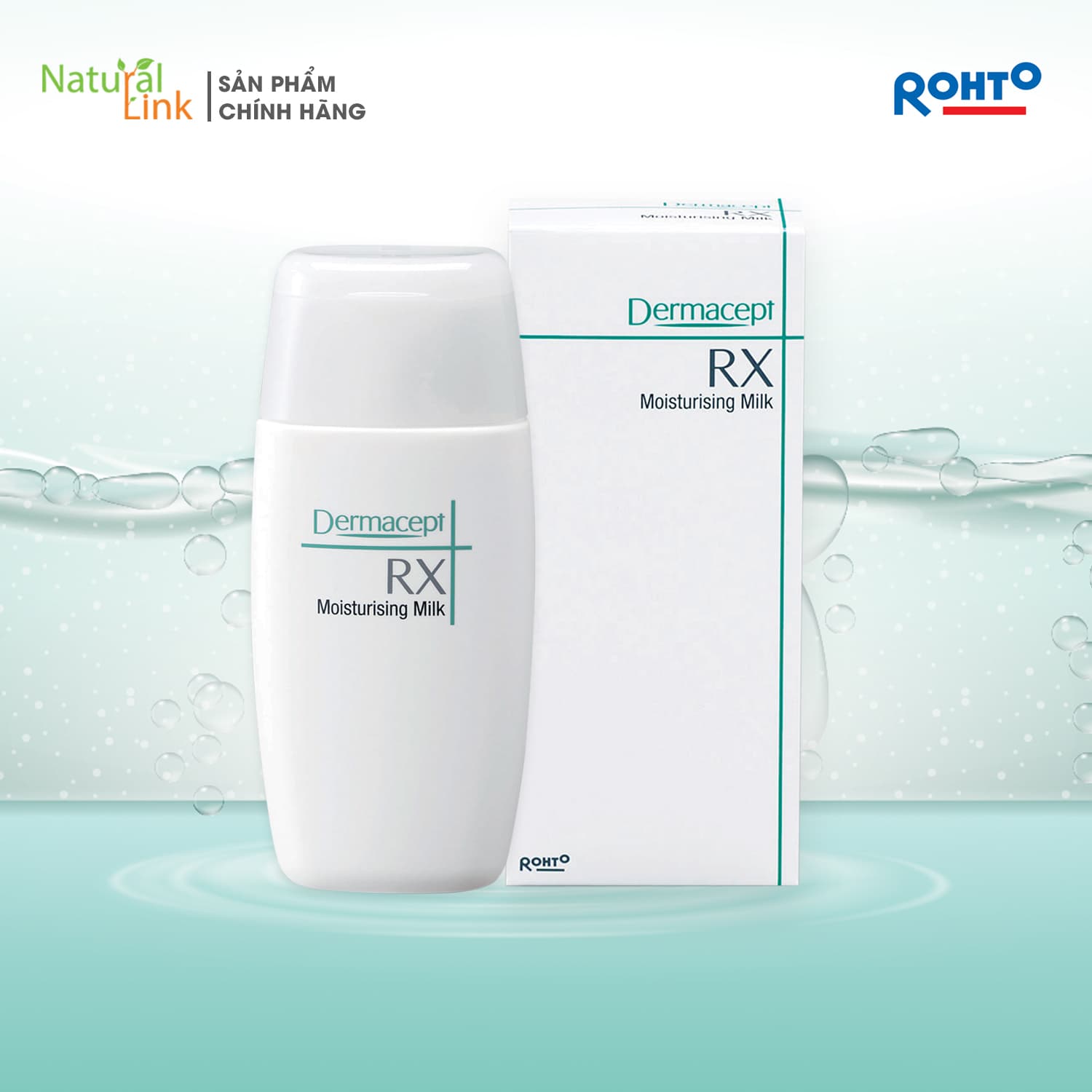[HCM]Sữa dưỡng ẩm DERMACEPT RX Moisturising Milk - Rohto Mentholatum