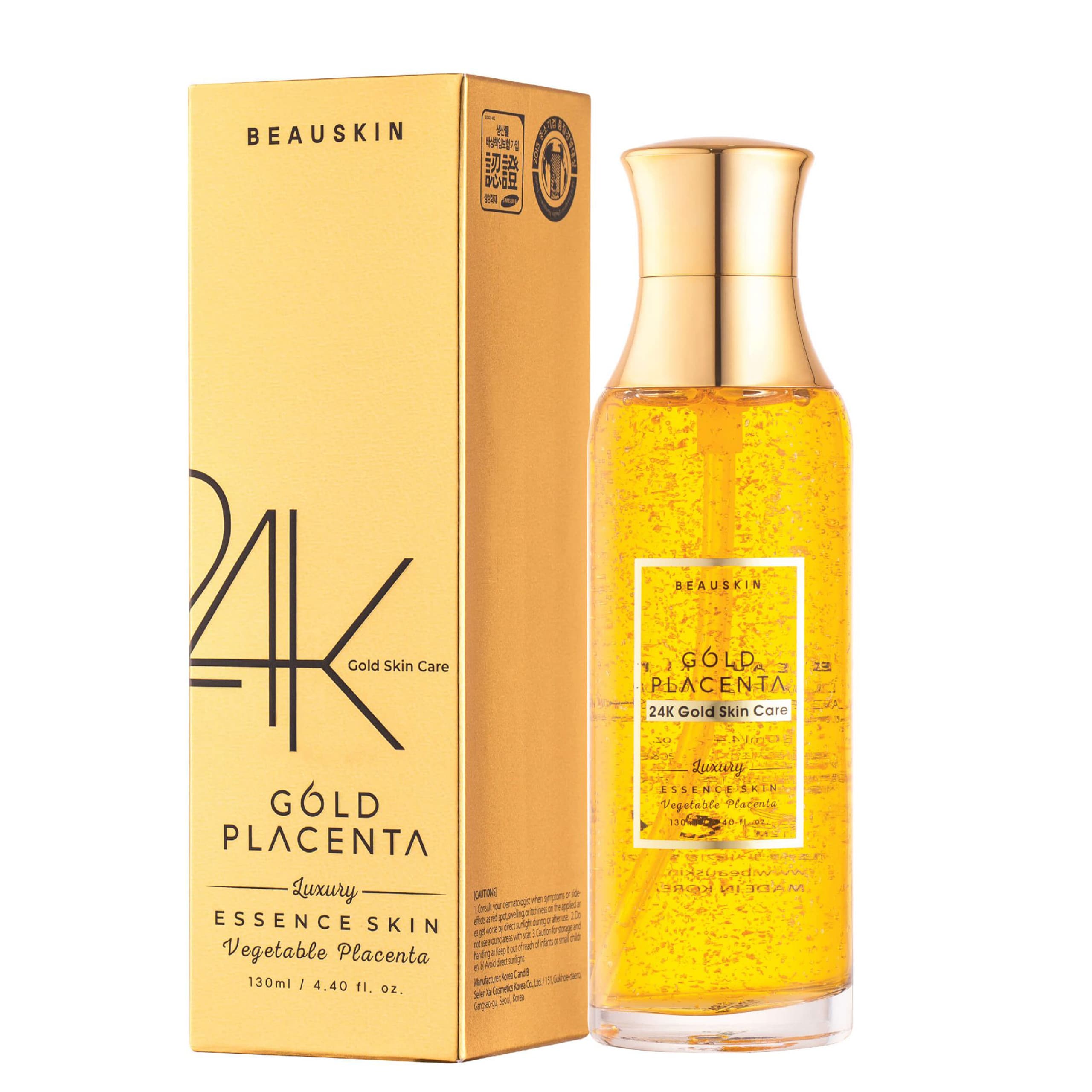 Nước hoa hồng dưỡng ẩm se khít lỗ chân lông Beauskin Luxury 24K Hàn Quốc 130ml