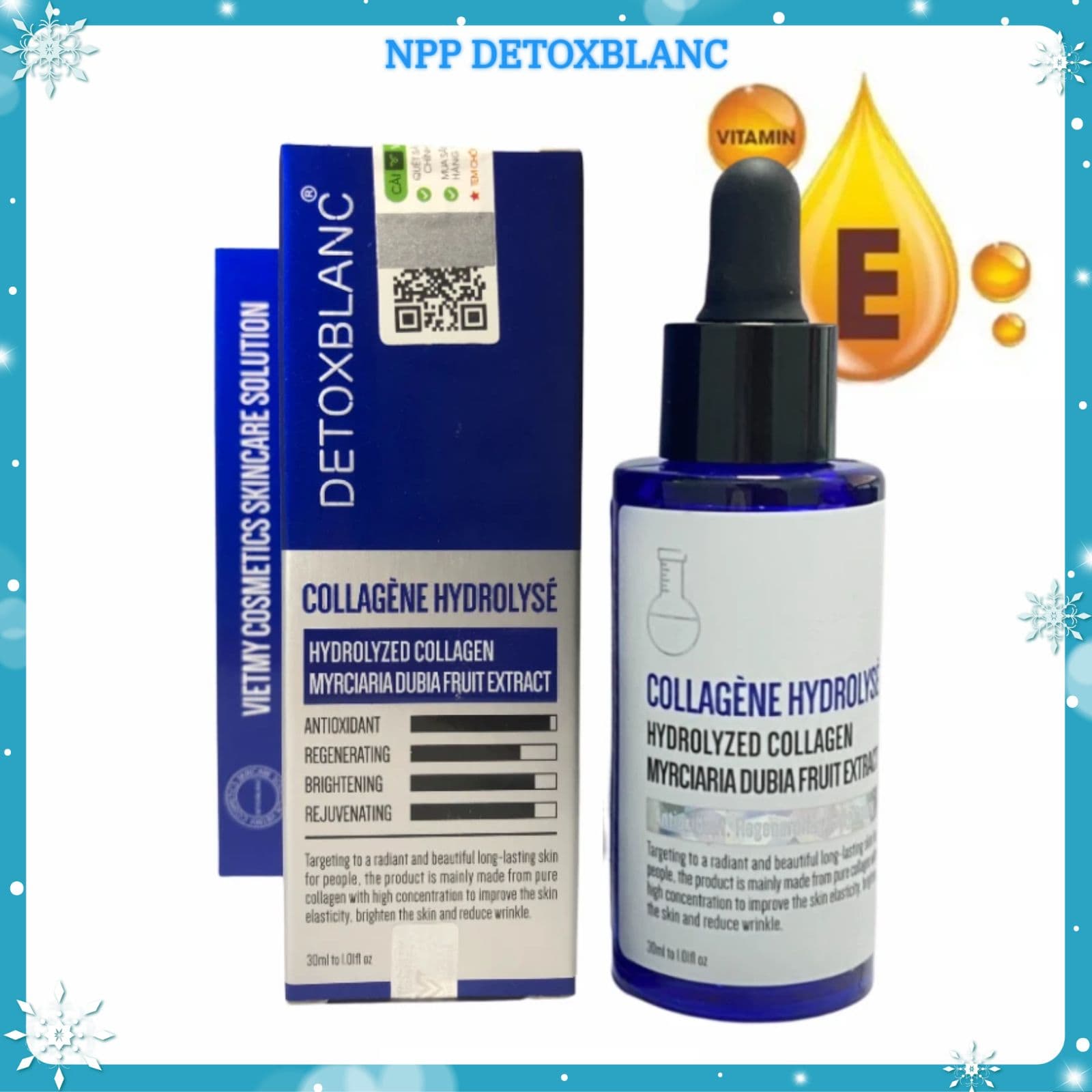 Serum Dưỡng Trắng Collagen Thủy Phân Detox Blanc - Collagen Hydrolyse