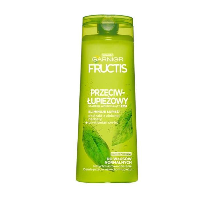Dầu gội cho tóc bình thường Garnier 2in1 Fructis Przeciwłupieżowy