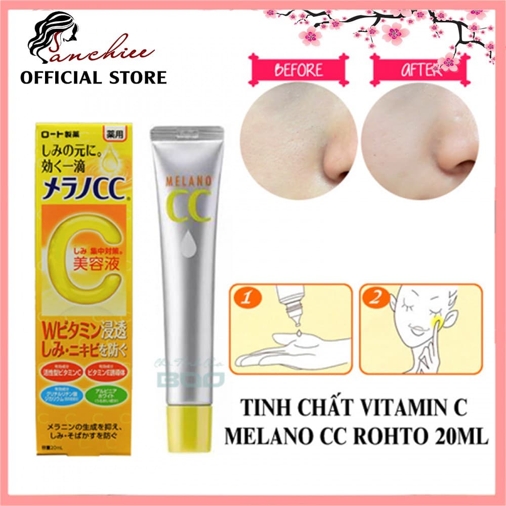 Tinh Chất Serum Vitamin C Melano CC Mờ Thâm Nám Tàn Nhang Serum Vitamin C 20ml