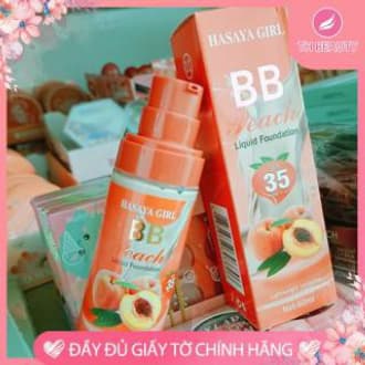 [HCM][Chính hãng] Kem nền BB Peach Hasaya Girl hương đào