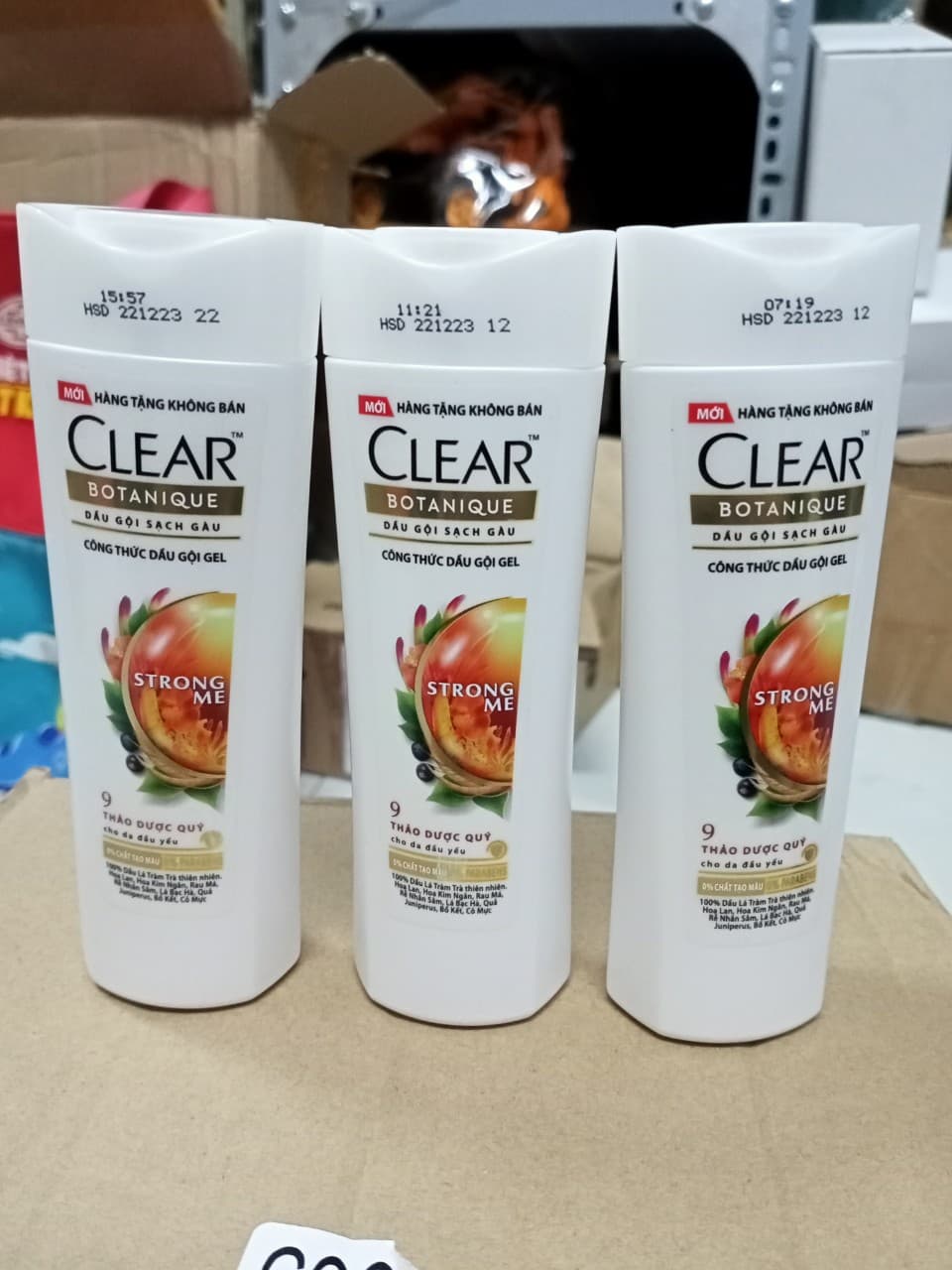 [HCM]Dầu Gội Đầu Clear Thảo Dược  Chai Nhỏ 70gram/ Chai