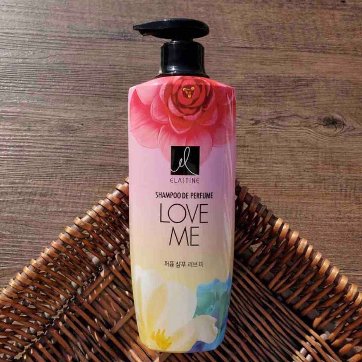 Dầu gội Love Me Elastine Shampoo De Perfume Hàn Quốc 600ml - Hương trái cây