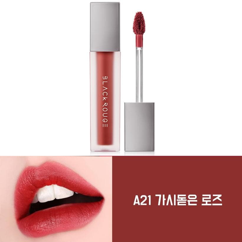 Son tint Black Rouge Air Fit Velvet Tint Ver.4 Bad Rose #A21 Đỏ nâu ánh khói