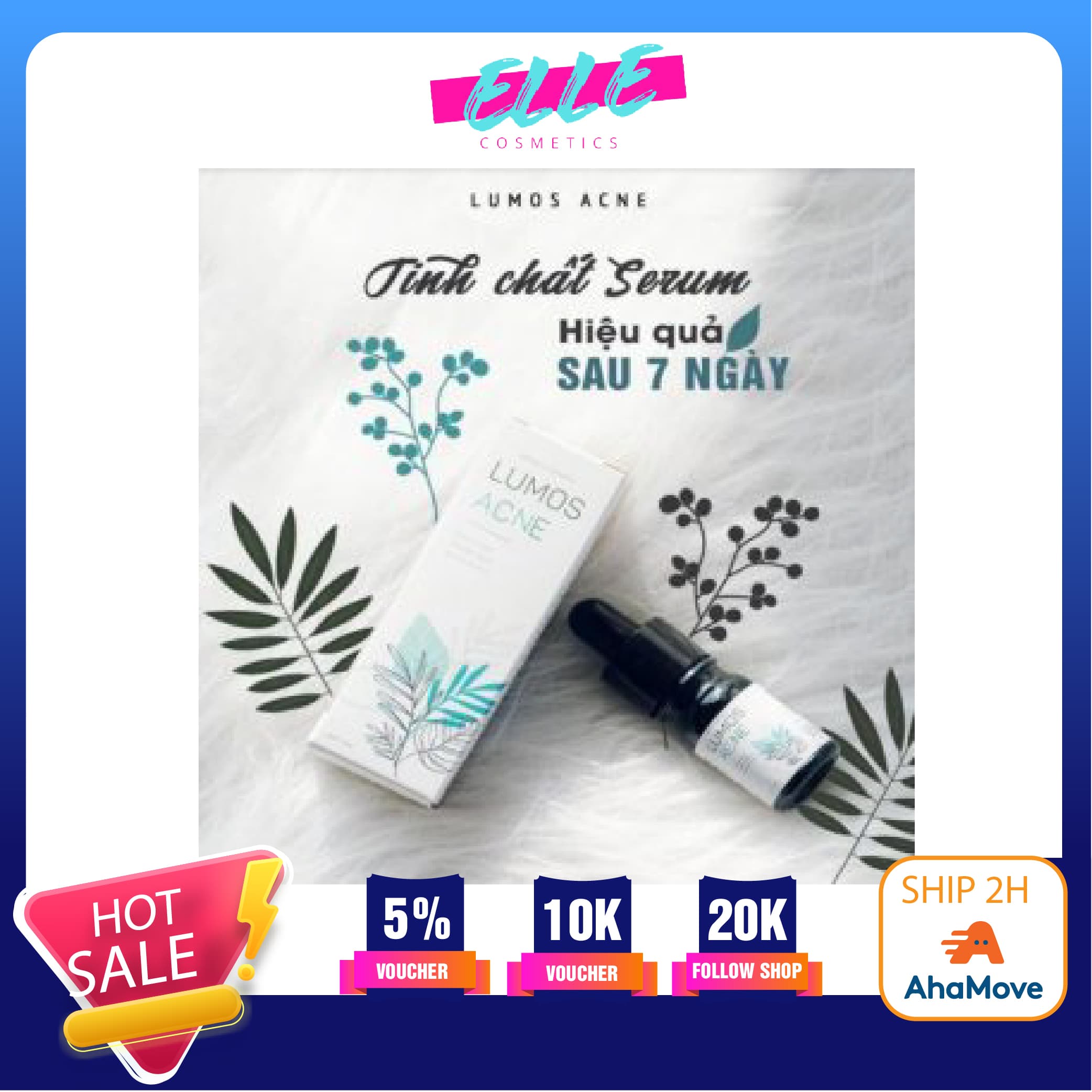 Serum Lumos Acne ngừa mụn của Mỹ 5ml