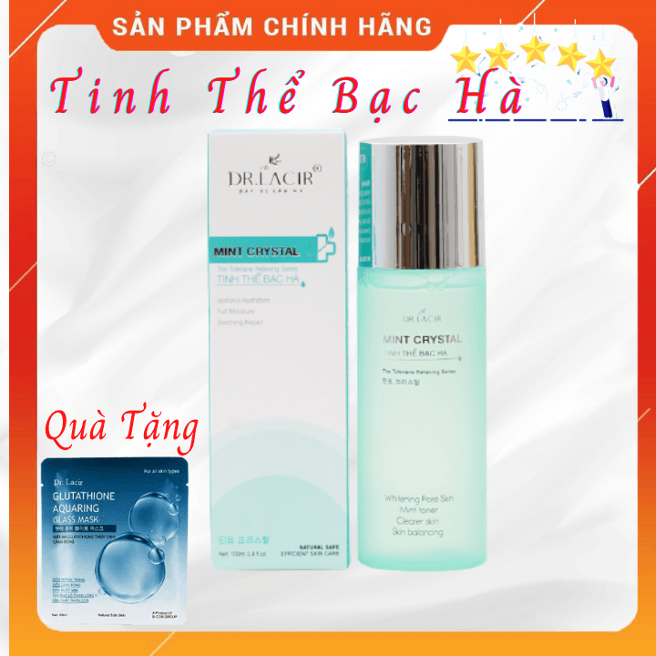 Toner Tinh Thể Bạc Hà Dr.Lacir