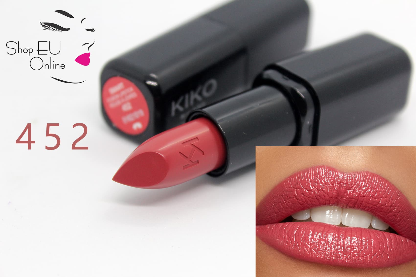 Son lì Kiko - Smart Fusion Lipstick MÀU MỚI- Italy