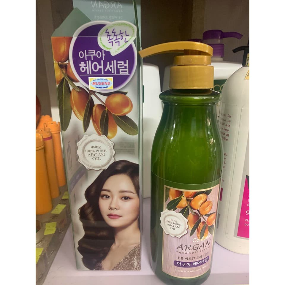 Tinh chất dưỡng tóc Argan Confume Welcos 500ml