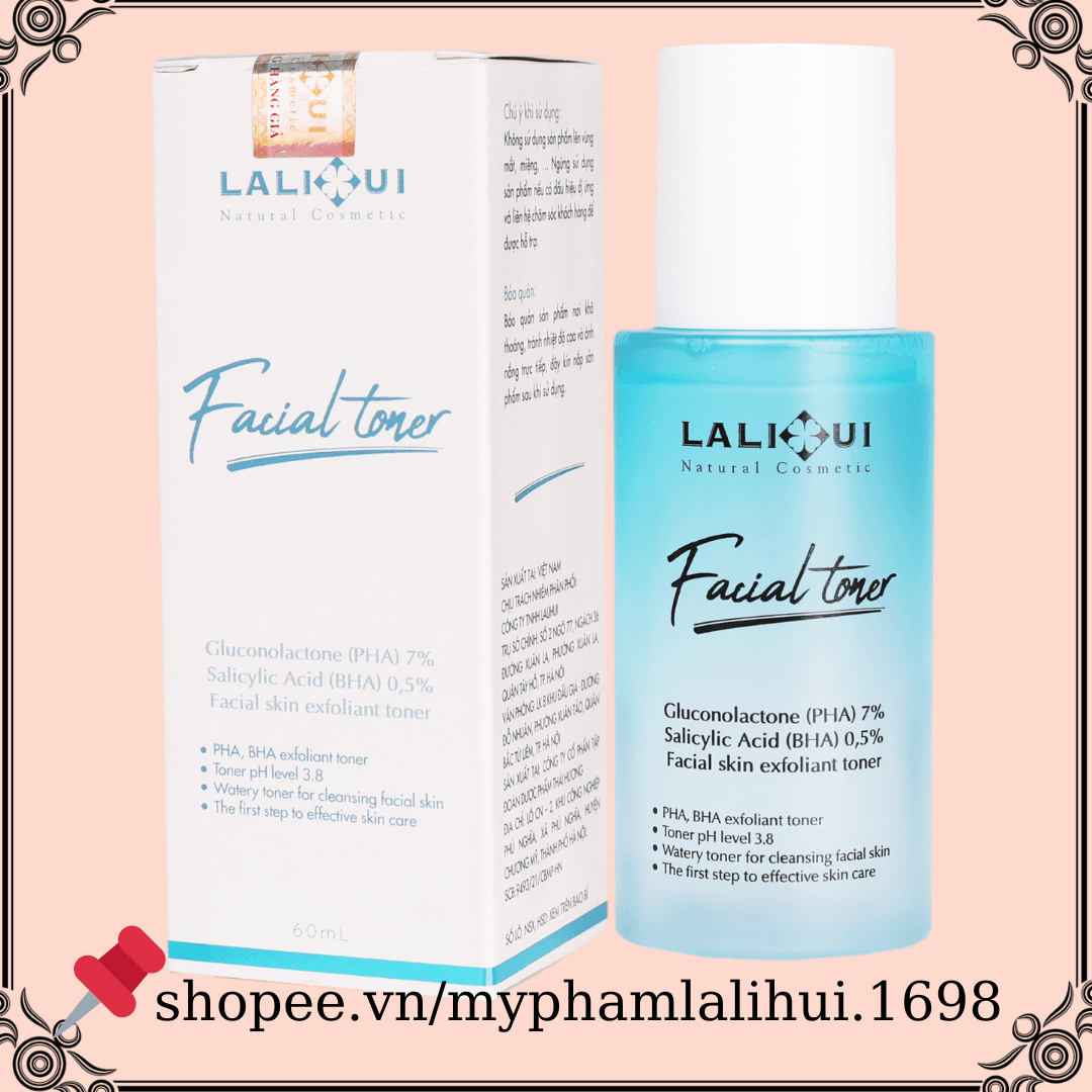 Toner silic mỹ phẩm Lalihui- dành cho da dầu da mụn