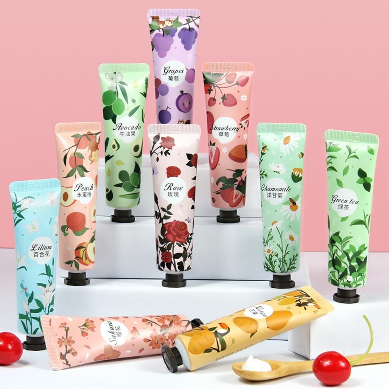 Bộ Set Lotion Sữa Dưỡng Da Tay 10 Mùi Vị Trái Cây Các Loại Giữ Ẩm Cao Nâng Niu Làn Da Mềm Mịn - DH1