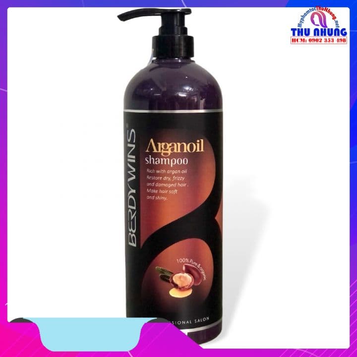 [HCM]Dầu gội Arganoil Berdywins siêu mềm mượt 1000ml