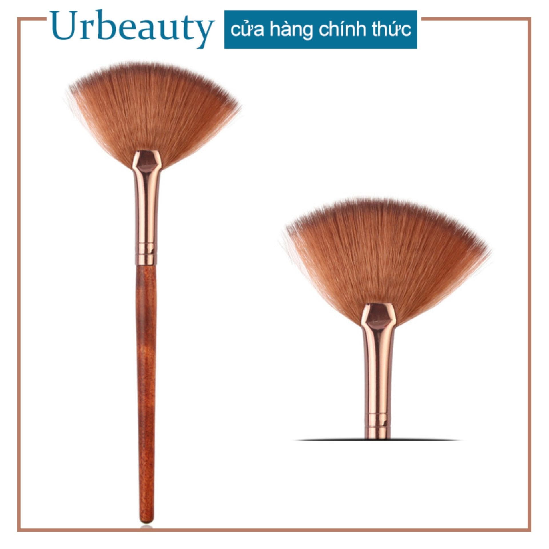 [HCM]【Urbeauty Mall】MAANGE 1 PC Trang điểm mềm Quạt bàn chải lớn Foundation Blush Powder Highlighter Brush Powder Brush