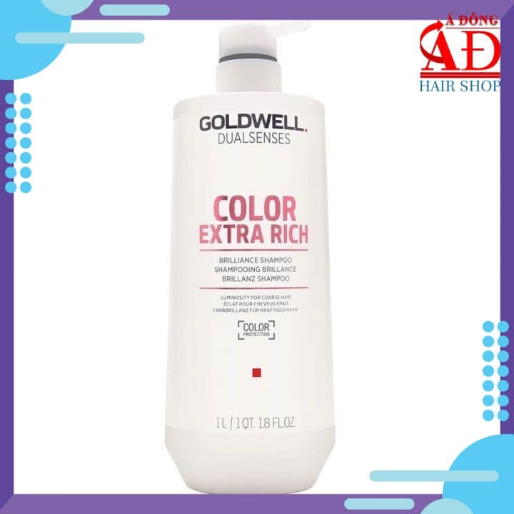 [Chính hãng] [KM] DẦU GỘI GOLDWELL COLOR EXTRA RICH DƯỠNG MÀU TÓC NHUỘM 1000ml
