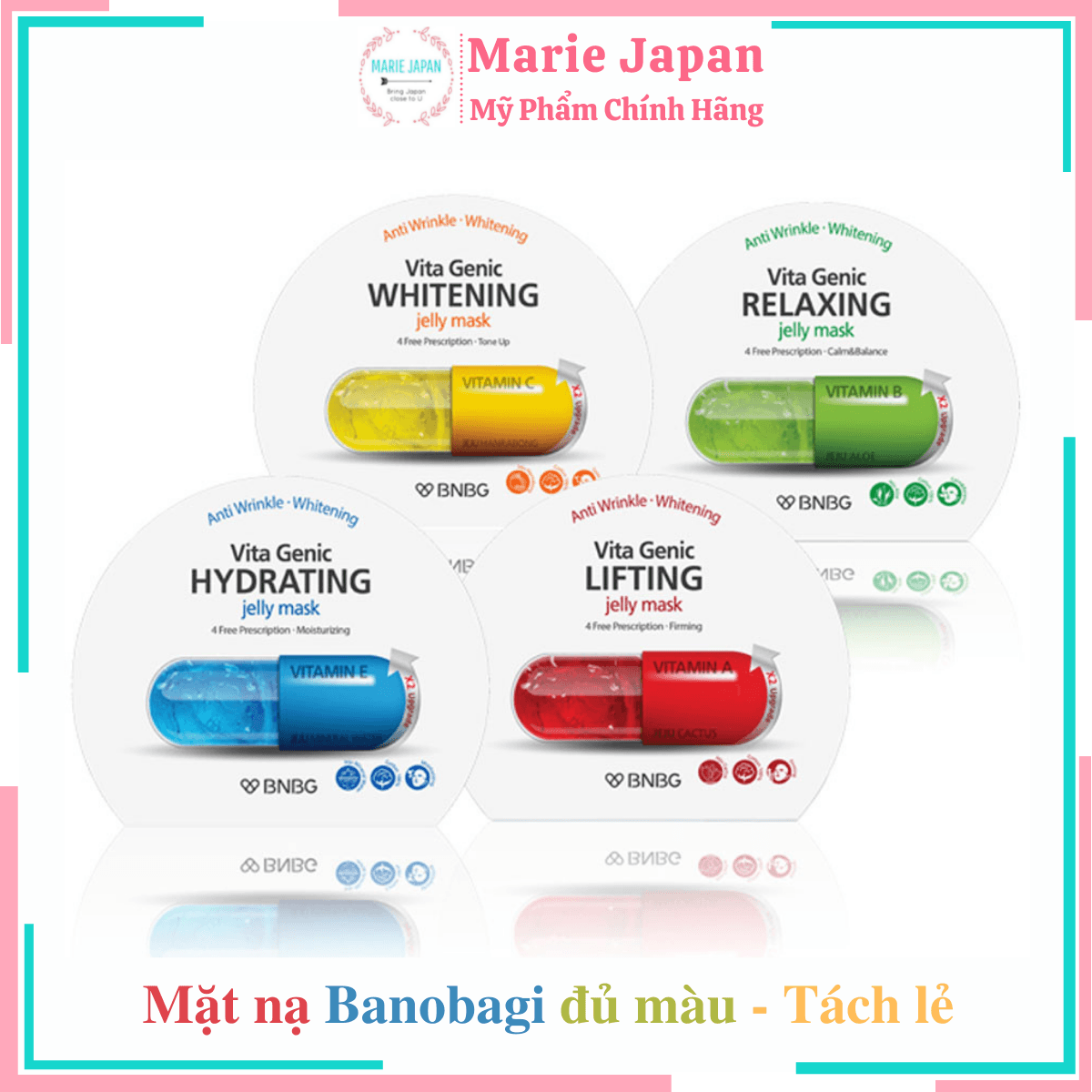 Mặt nạ dưỡng da Banobagi Vita Genic Jelly Mask 2020