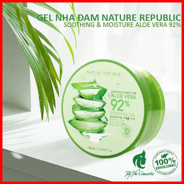 Gel Nha Đam Nature Republic Aloe Vera 92% Dưỡng Da