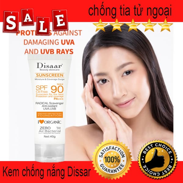 Kem chống nắng dưỡng da chống tia UV với tinh chất từ thiên nhiên chống tia UV 40g