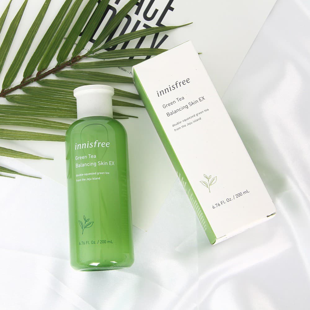 [HCM]Sữa dưỡng ẩm từ trà xanh đảo Jeju Innisfree Green Tea Balancing Lotion Ex 160ml - NEW