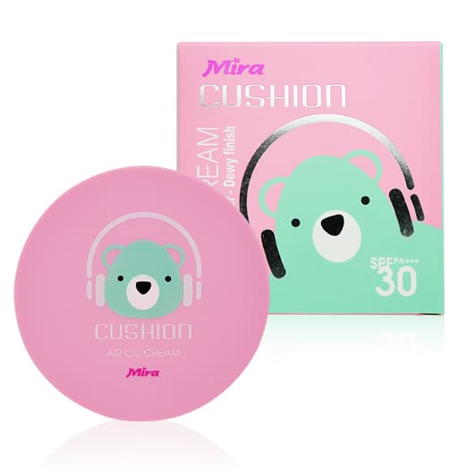 Phấn nước trang điểm kiềm dầu và che khuyết điểm hoàn hảo Mira Cushion Air CC Cream Hàn Quốc 15g