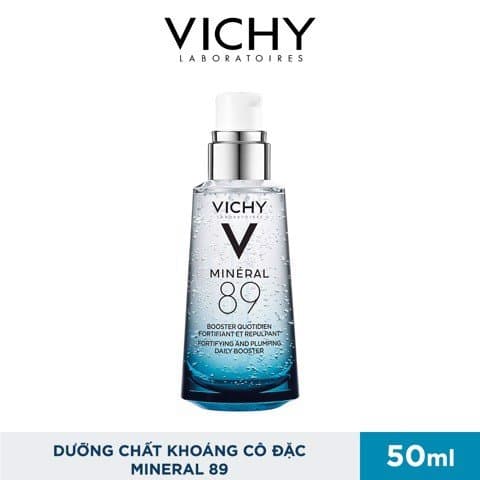 [HCM]Bộ Sản Phẩm Vichy 02 Hỗ Trợ Phục Hồi & Làm Sạch Da 2 Món Mineral 89 Serum 50ml + Normaderm Phytosolution Intensive Purifying Gel 50ml