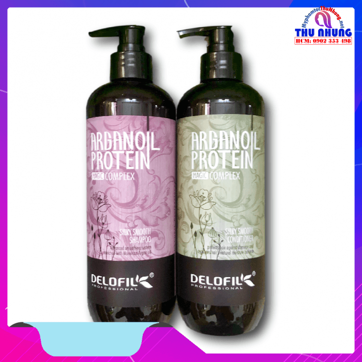 [HCM]DẦU GỘI XẢ LÀM SẠCH GẦU SIÊU MƯỢT DELOFIL 500ML