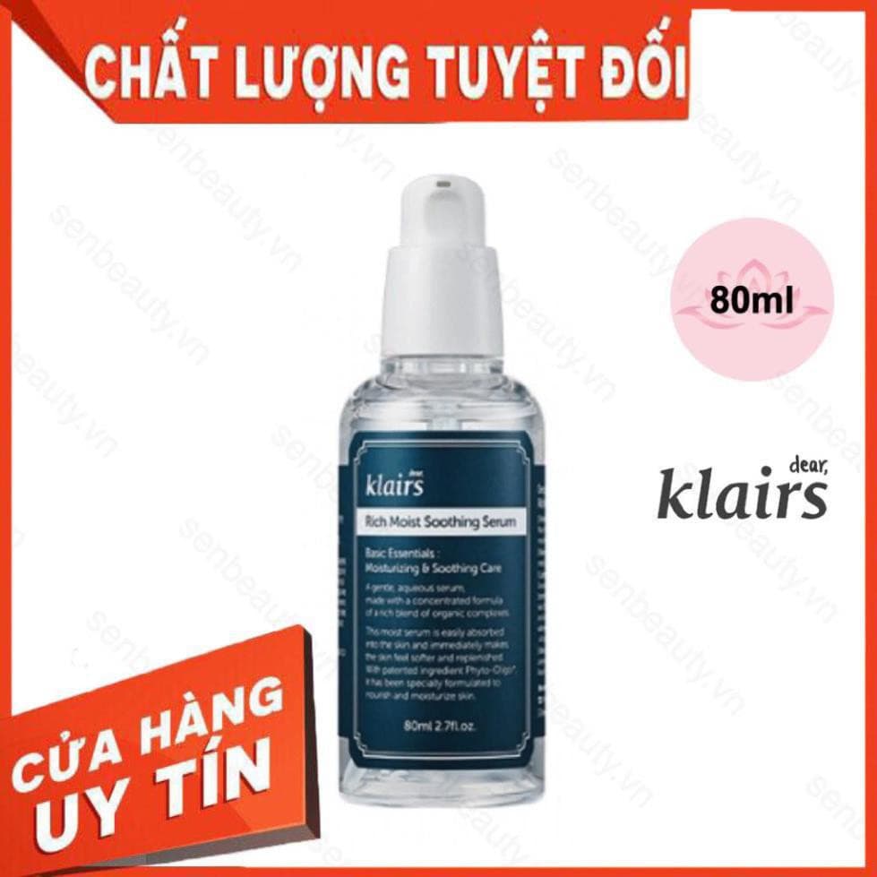 [HCM][Freeship] Serum Tinh Chất Dưỡng Ẩm Sâu Làm Mịn Da KLAIRS Moist Soothing Cream 80ml Chính Hãng
