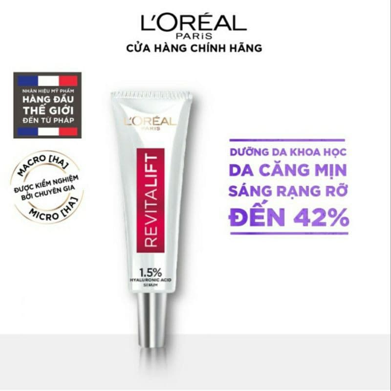 [HCM][Mini Size 75ml] Dưỡng Chất Căng Mịn Và Sáng Da Tức Thì Hyaluronic Acid 15% 7.5ml