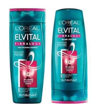 Cặp Dầu Gội - Xả Loreal Elseve Fibralogy Tăng Độ Dày Và Kích Thích Mọc Tóc 250 ml