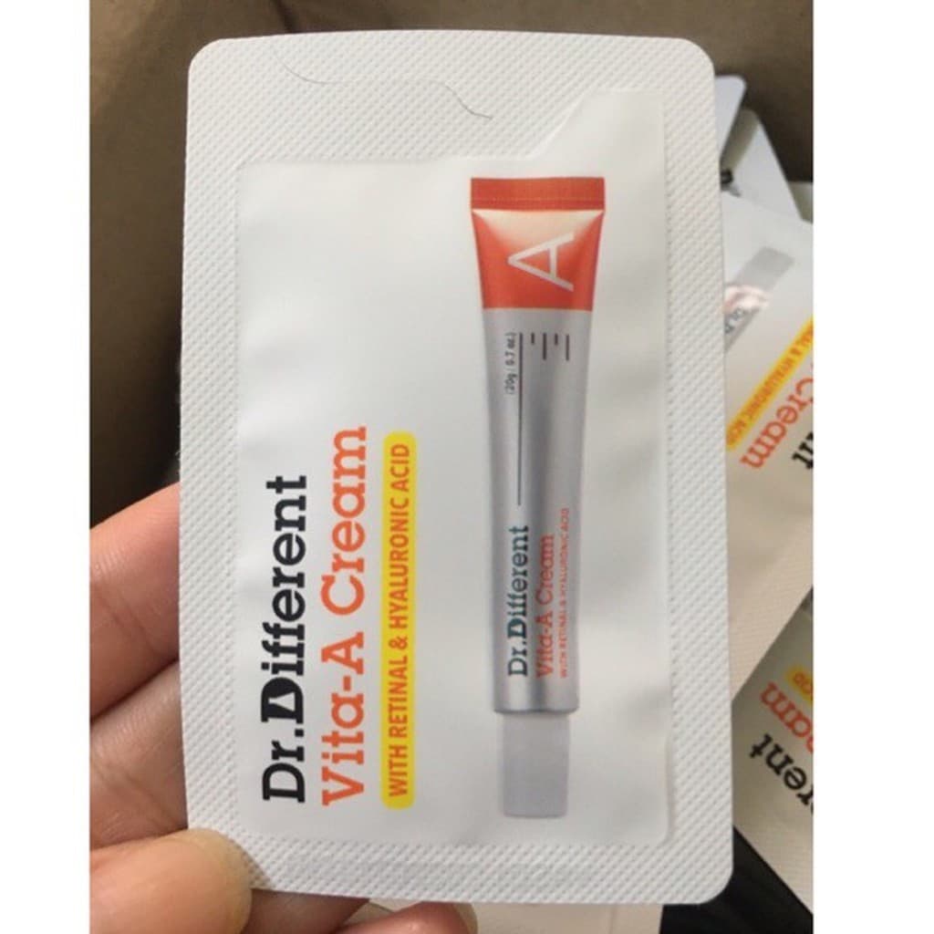 [HCM]Kem dưỡng da Retinal Dr.Different Vita A Cream Forte 0.1 gói sample