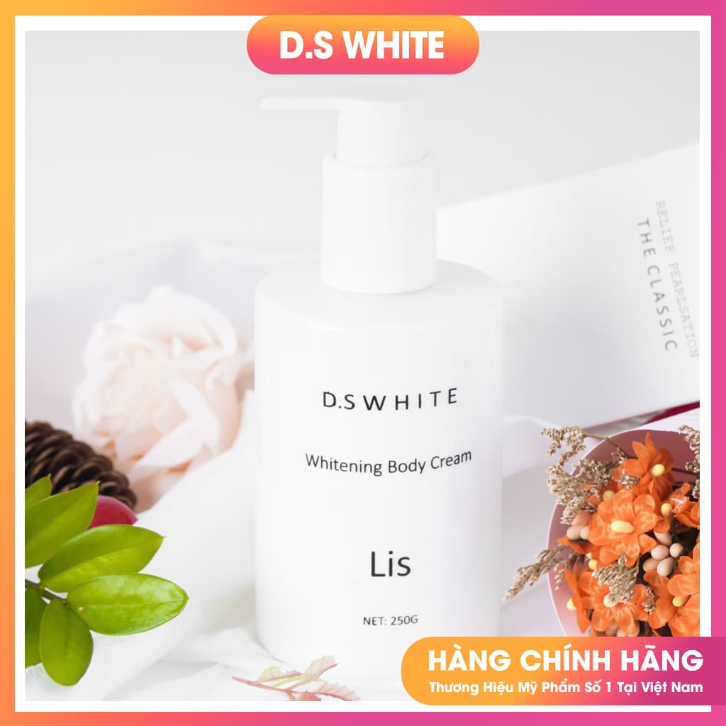 [HCM]Kem Dưỡng Trắng Da Body Lis Makeup Dưỡng Trắng Chất Kem Lotion Thương Hiệu D.S WHITE