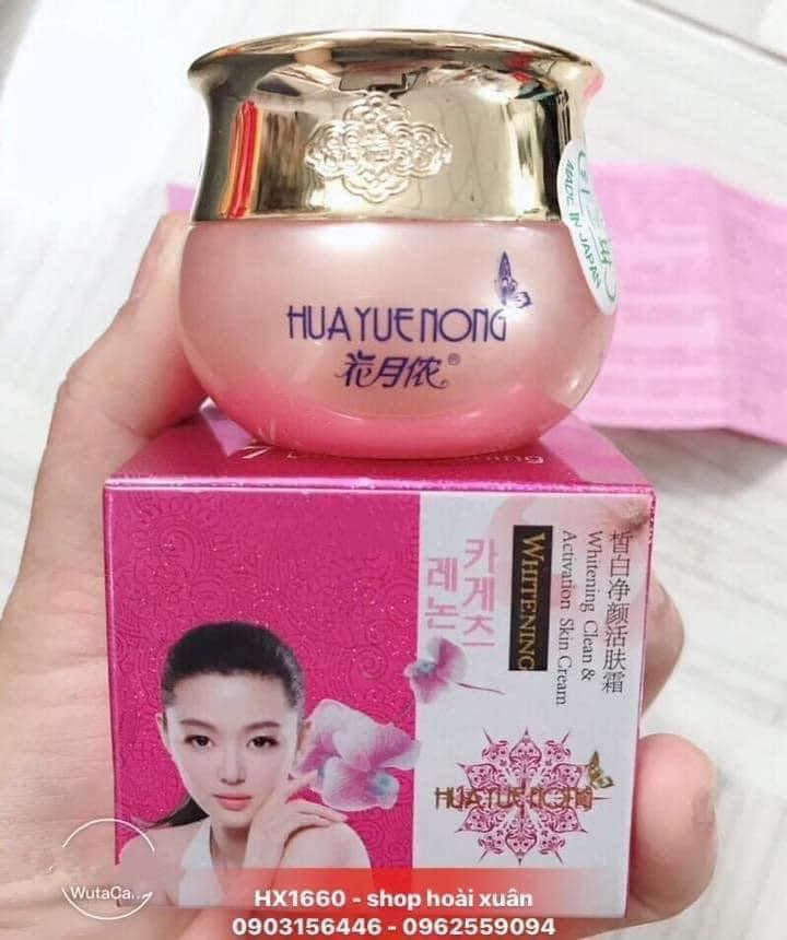Kem dưỡng da mặt huayuenong hoa anh đào whitening cream dành cho da nám tàn nhang - kem hua yue nong - HX1660