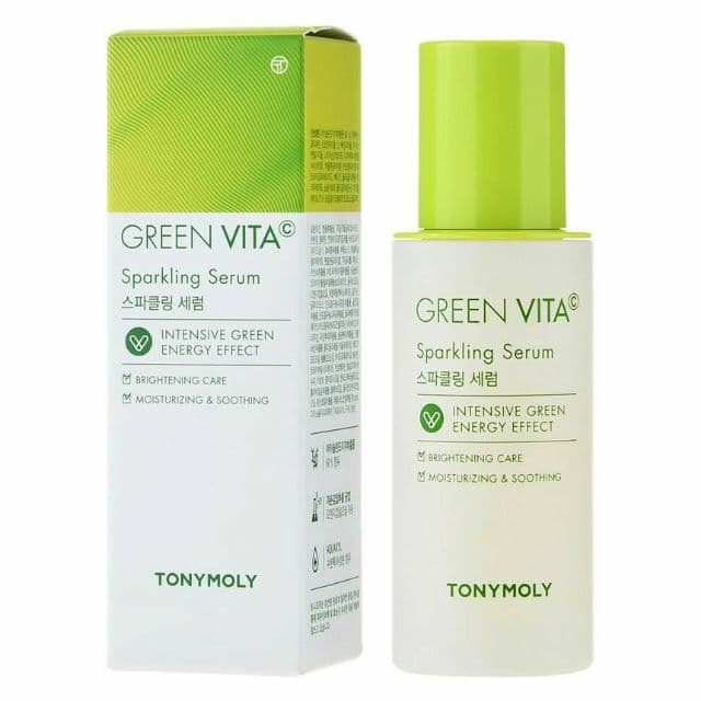 Tinh chất (Huyết thanh) sáng da dưỡng ẩm TonyMoly Green Vita C Sparkling Serum