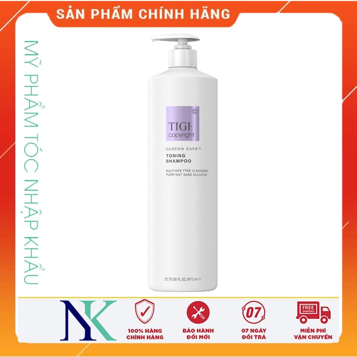[HCM]Dầu Gội Khử Màu Tigi Toning Shampoo 970Ml