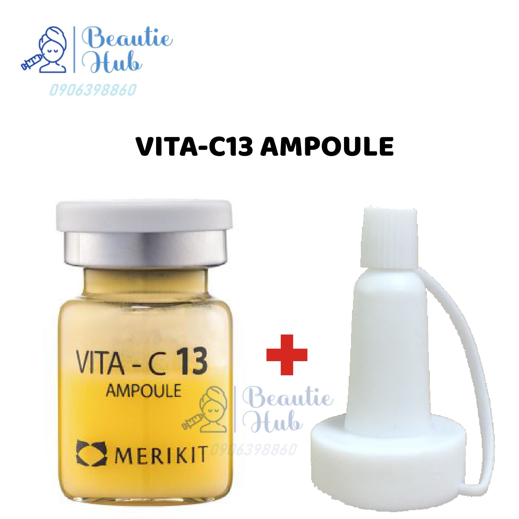 lẻ 1 lọ Tinh Chất MERIKIT VITA-C 13 Ampoule Trắng Da cô đặc tinh khiết Hàn Quốc