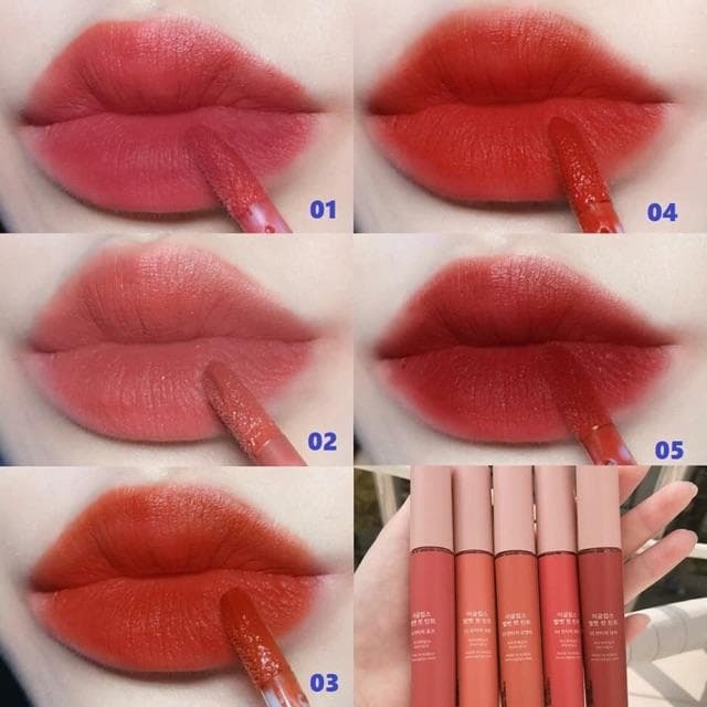 [HCM]Son Kem Lì Eglips Velvet Fit Tint - Tặng Nước Hoa DuBai 2ml
