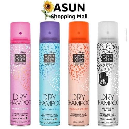 [HCM]{CAM KẾT CHÍNH HÃNG} Dầu Gội Khô Girlz Only Dry Shampoo 200ml
