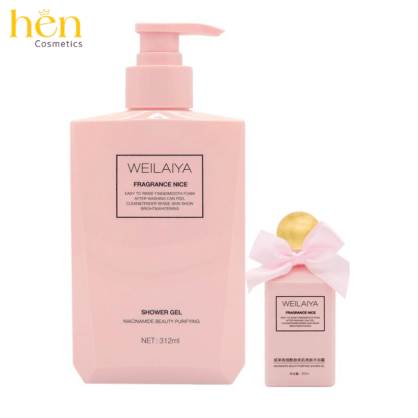 [HCM]Sữa tắm trắng da hương nước hoa Weilaiya Chính Hãng Weilaiya Shower Gel 312ml (Kèm mini 60ml) - Cho làn da trắng sáng căng mịn lưu hương dài lâu