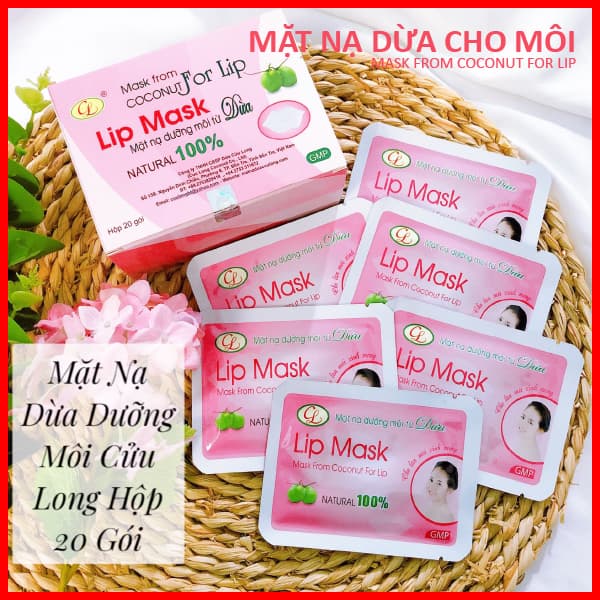 Mặt Nạ Dưỡng Môi Dừa Cửu Long