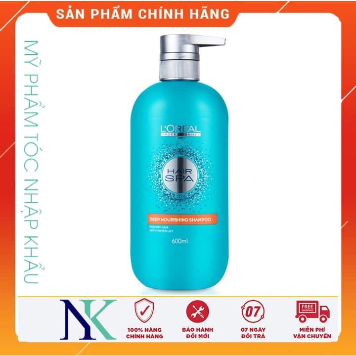 [HCM]Dầu Gội Suôn Mượt LOreal Professional Hair Spa Deep Nourishing 600Ml