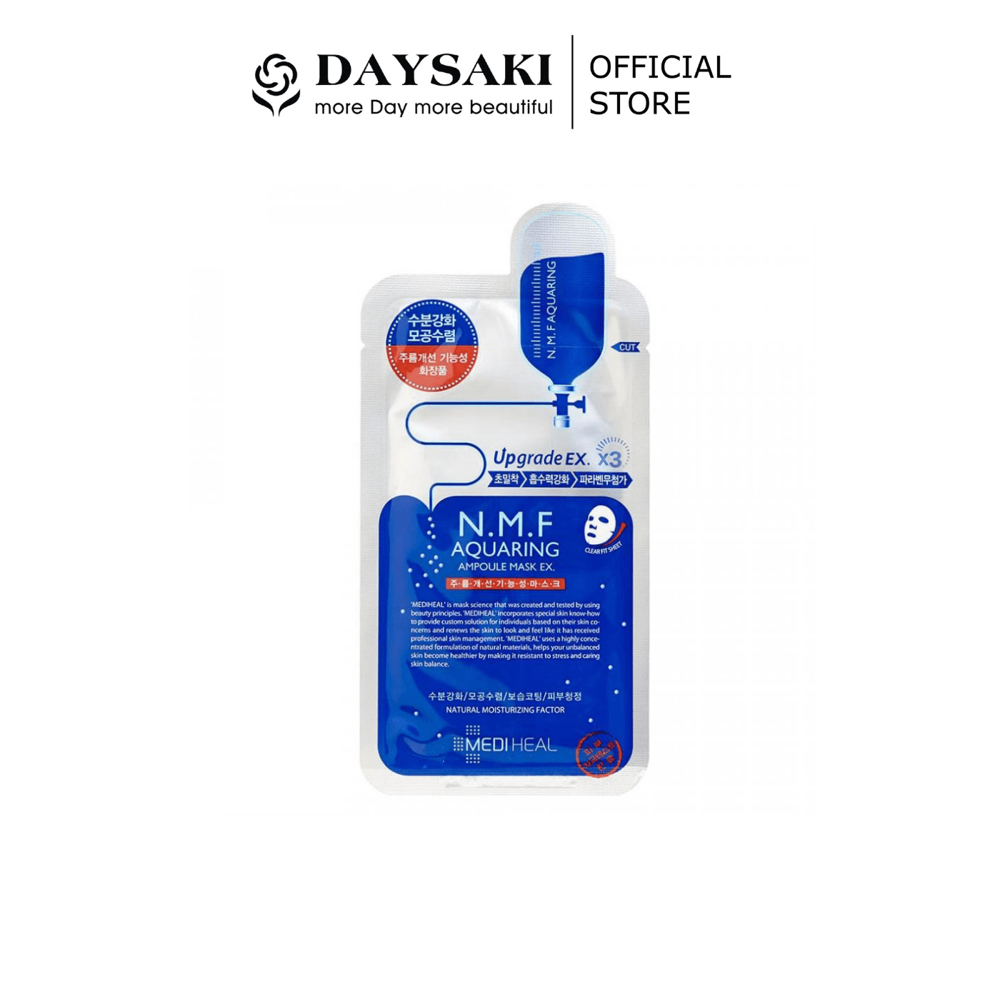 [HCM]Mediheal Mặt Nạ Cấp Nước N.M.F Aquaring Ampoule Mask EX.(PL)