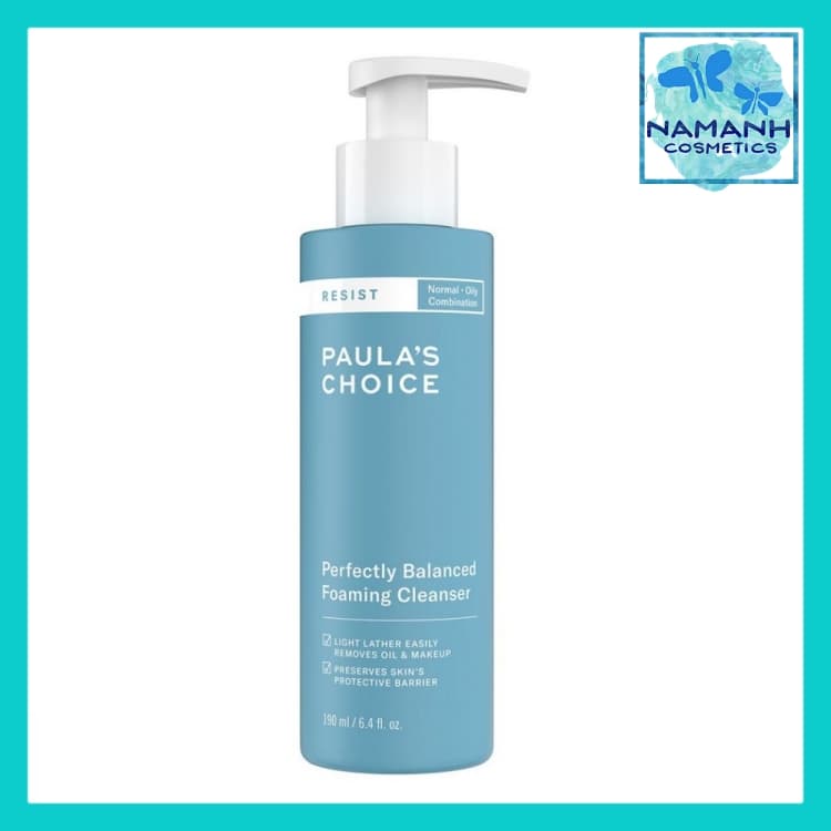 Sữa rửa mặt cân bằng da hoàn hảo Paulas Choice RESIST Perfectly Balanced Cleanser 190 mL