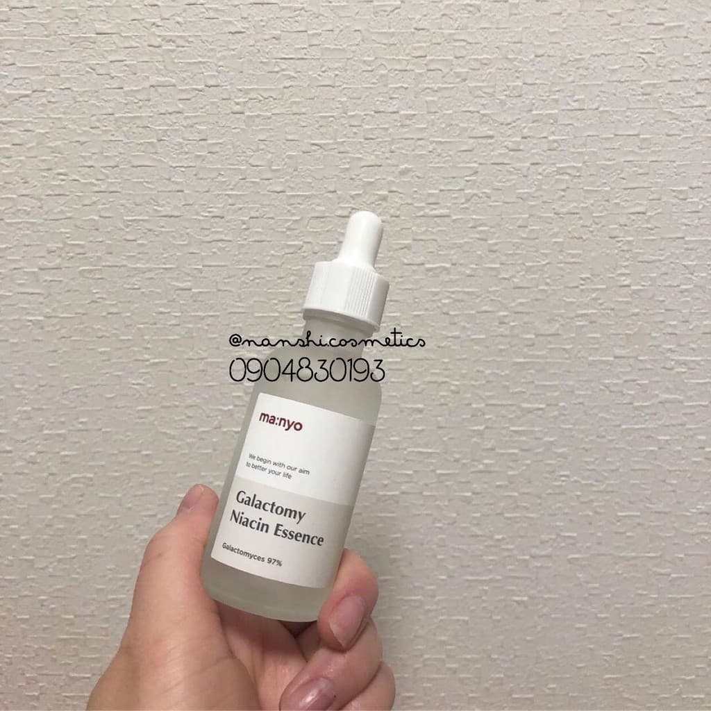 Tinh chất dưỡng da toàn diện Manyo Factory Galactony Niacin Essence cải thiện độ đàn hồi vết thâm nám và màu da làm sáng giúp da bóng khỏe