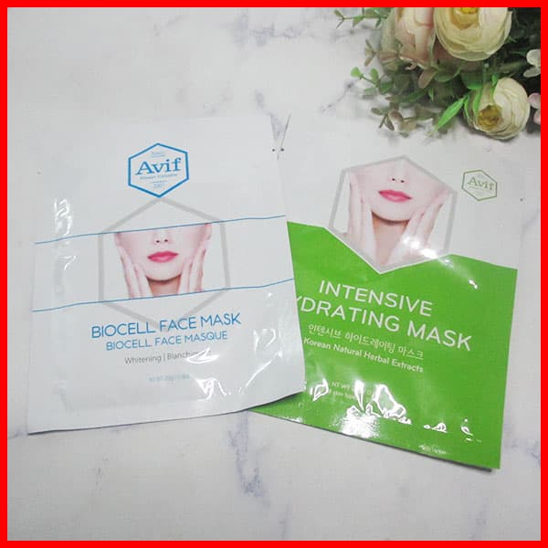 [HCM]Mặt Nạ Giấy Dưỡng Da Cao Cấp Avif Biocell Face Mask