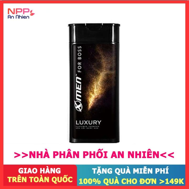 Dầu gội nước hoa X-Men For Boss Luxury 180g- NPP AN NHIÊN