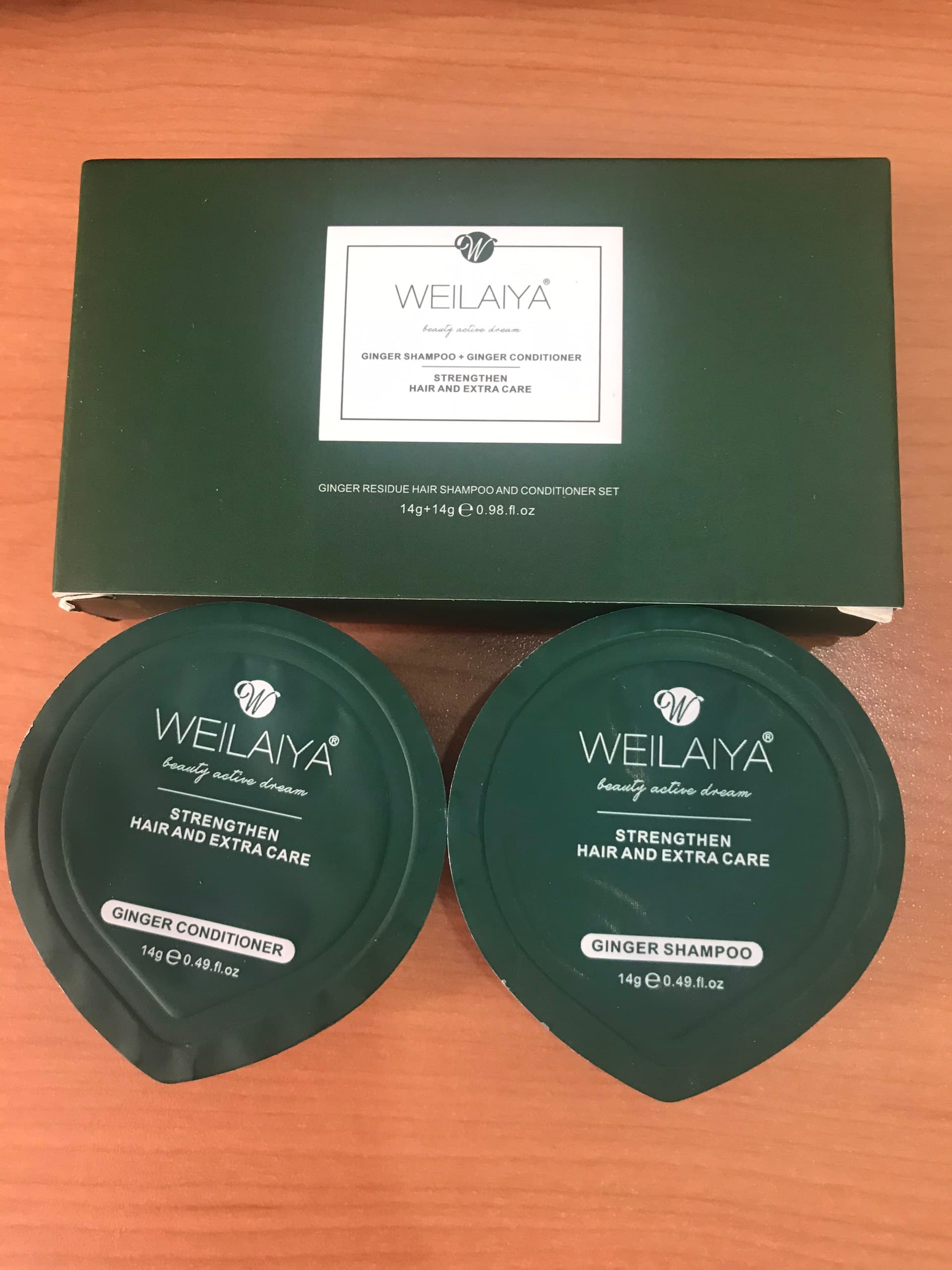 [HCM]set mini Dầu Gội  và Xả tem nâu Weilaiya Hà thủ ô