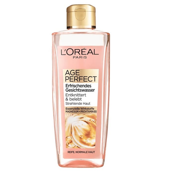Nước hoa hồng mờ nhăn chống lão hóa Loreal AGE PERFECT 200ml