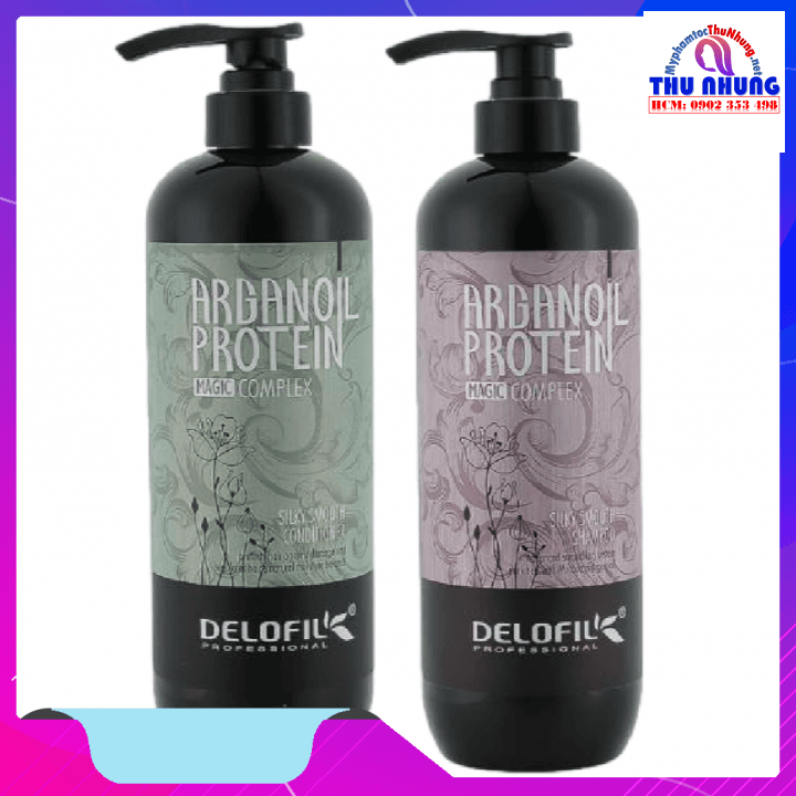 [HCM]DẦU GỘI XẢ LÀM SẠCH GẦU SIÊU MƯỢT DELOFIL 800ML